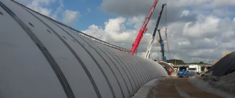 Martens prefab beton Bebo boogbruggen Badhoevedorp
