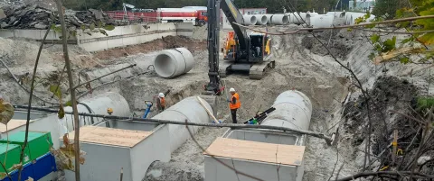 Header project realisatie waterbassin Oudeschild Texel