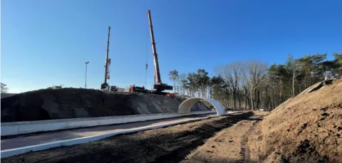 Tegel Bebo fietstunnel Moormanlaan Martens prefab beton
