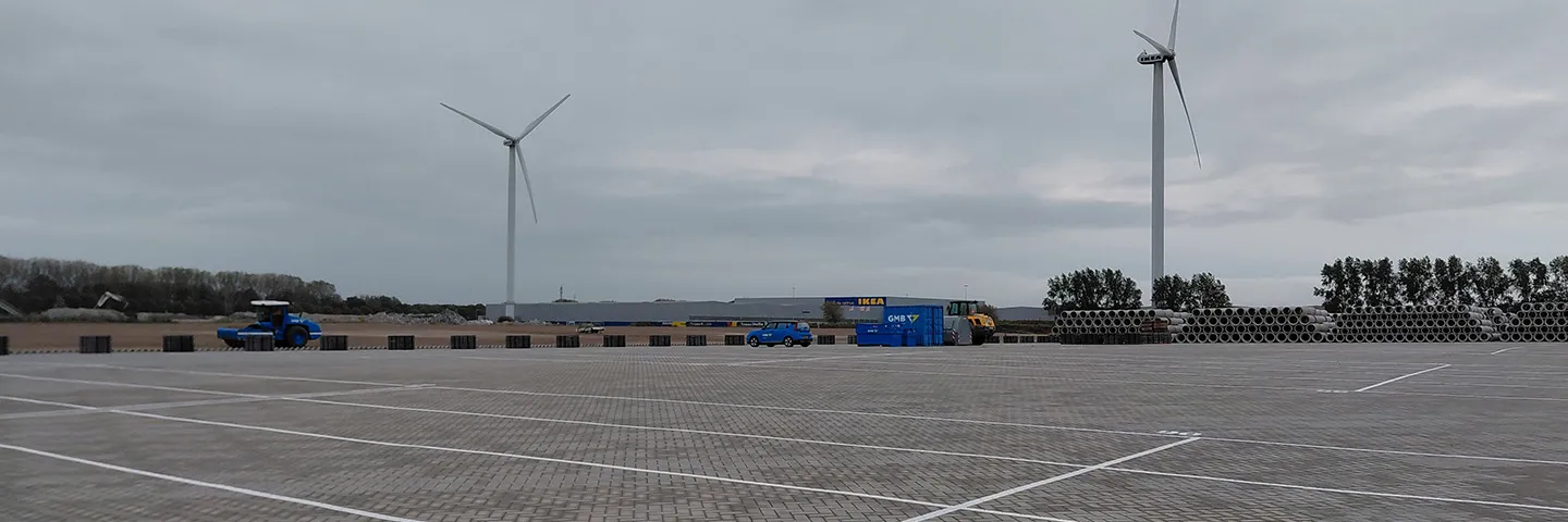 Bestraat terrein Weststad 3 Martens 