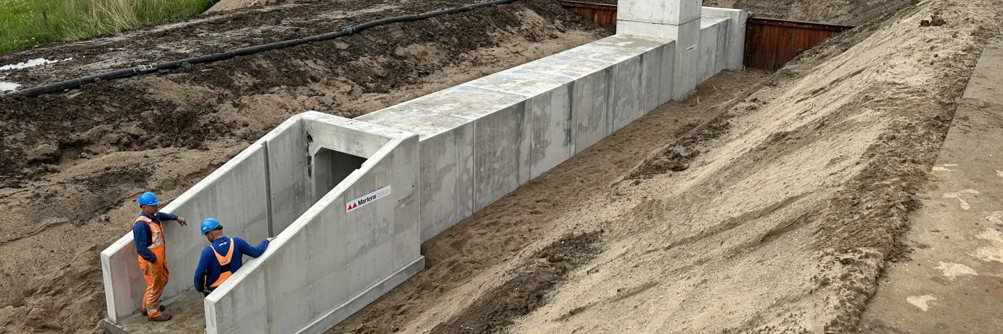 Header uitwateringsduiker Martens beton