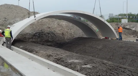 Project ecopassage 6.2 Schiphol Martens prefab beton