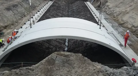 Project ecopassage Schiphol Martens prefab beton
