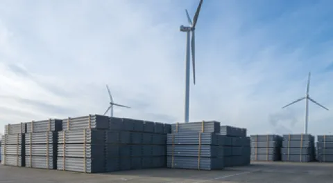 pvc buizen met windmolens